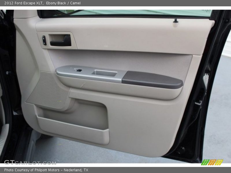 Ebony Black / Camel 2012 Ford Escape XLT