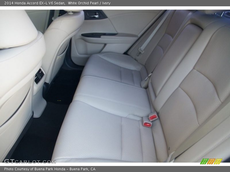 White Orchid Pearl / Ivory 2014 Honda Accord EX-L V6 Sedan