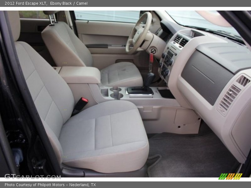 Ebony Black / Camel 2012 Ford Escape XLT