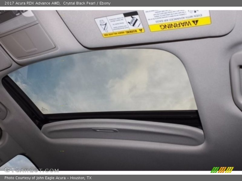 Crystal Black Pearl / Ebony 2017 Acura RDX Advance AWD
