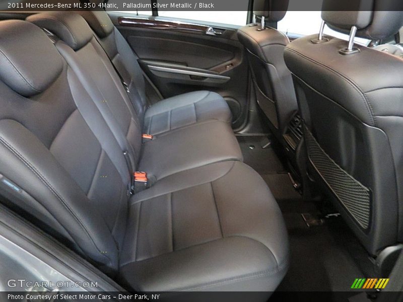 Palladium Silver Metallic / Black 2011 Mercedes-Benz ML 350 4Matic