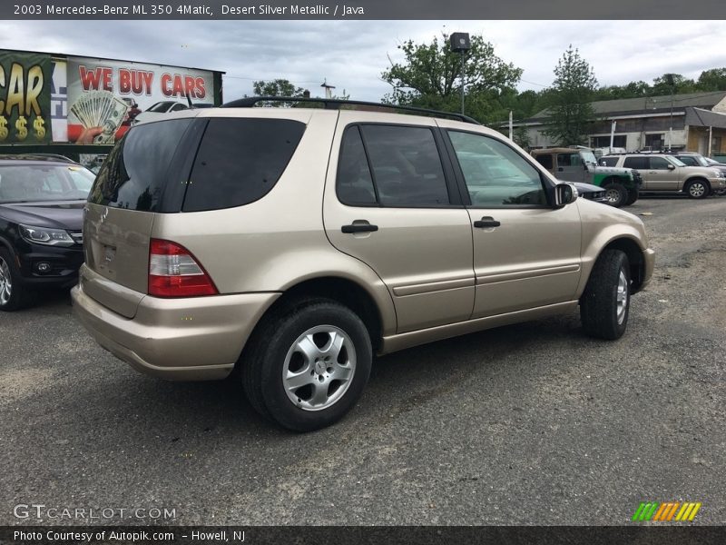 Desert Silver Metallic / Java 2003 Mercedes-Benz ML 350 4Matic