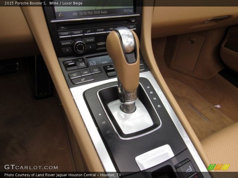 White / Luxor Beige 2015 Porsche Boxster S