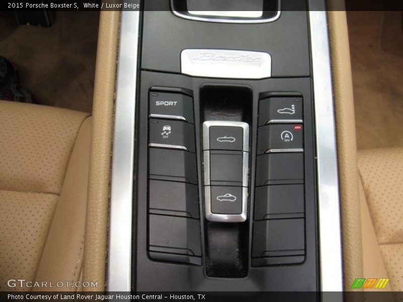 White / Luxor Beige 2015 Porsche Boxster S