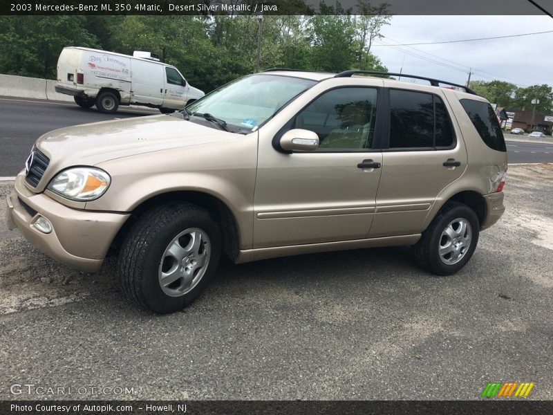 Desert Silver Metallic / Java 2003 Mercedes-Benz ML 350 4Matic