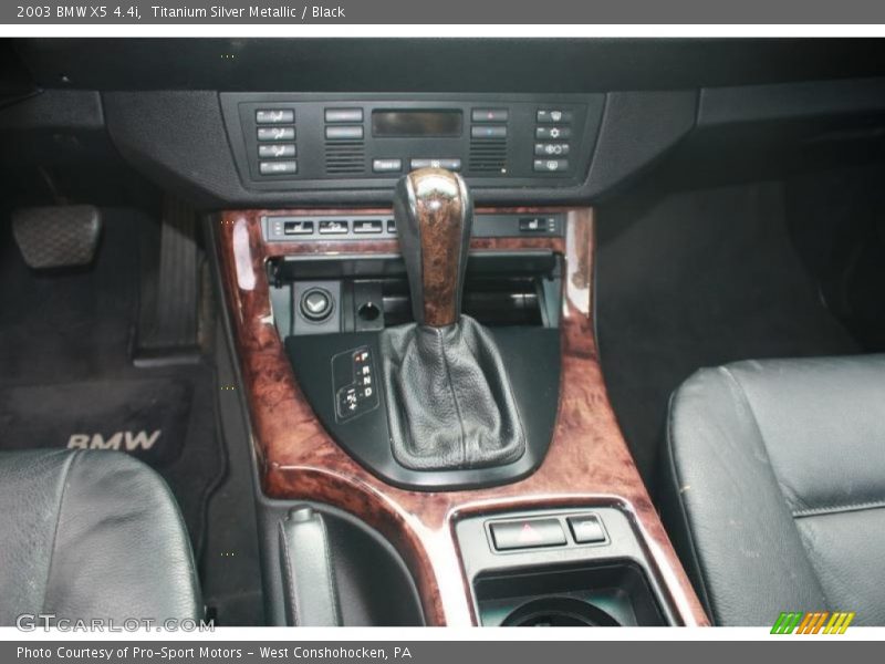 Titanium Silver Metallic / Black 2003 BMW X5 4.4i