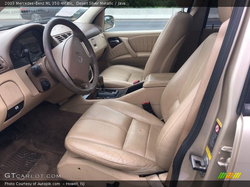 Desert Silver Metallic / Java 2003 Mercedes-Benz ML 350 4Matic