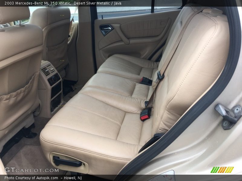 Desert Silver Metallic / Java 2003 Mercedes-Benz ML 350 4Matic