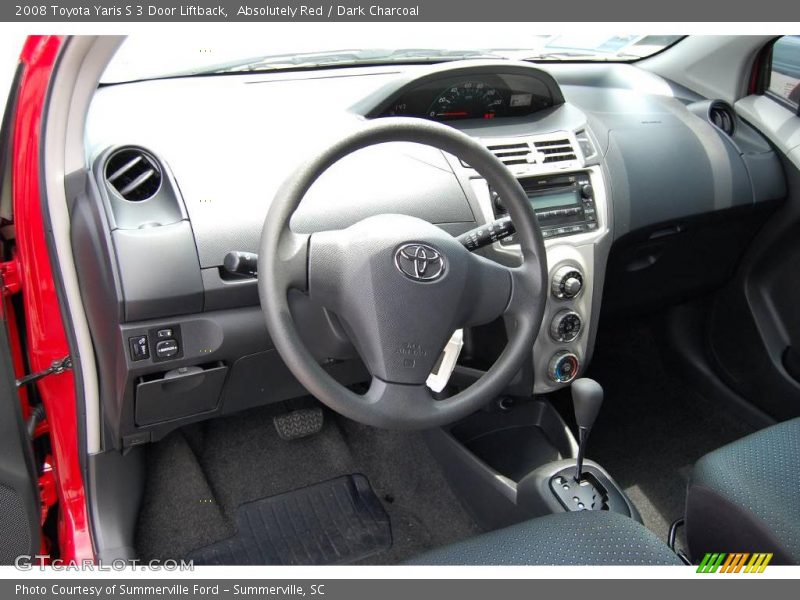 Absolutely Red / Dark Charcoal 2008 Toyota Yaris S 3 Door Liftback