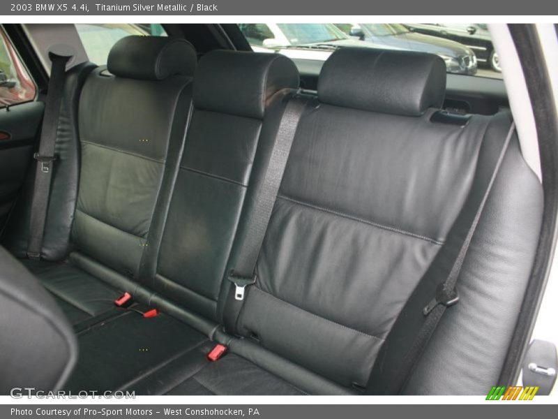 Titanium Silver Metallic / Black 2003 BMW X5 4.4i
