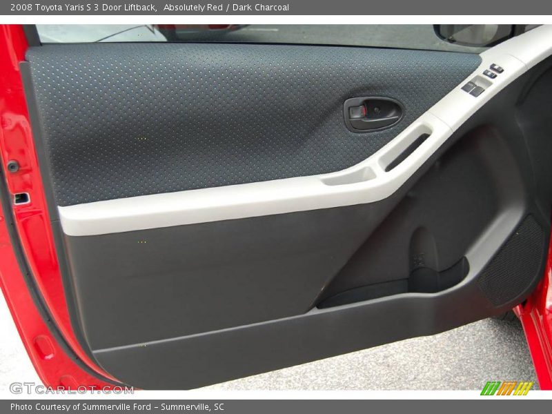 Absolutely Red / Dark Charcoal 2008 Toyota Yaris S 3 Door Liftback