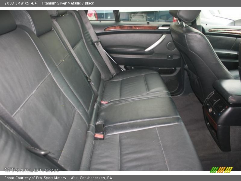 Titanium Silver Metallic / Black 2003 BMW X5 4.4i