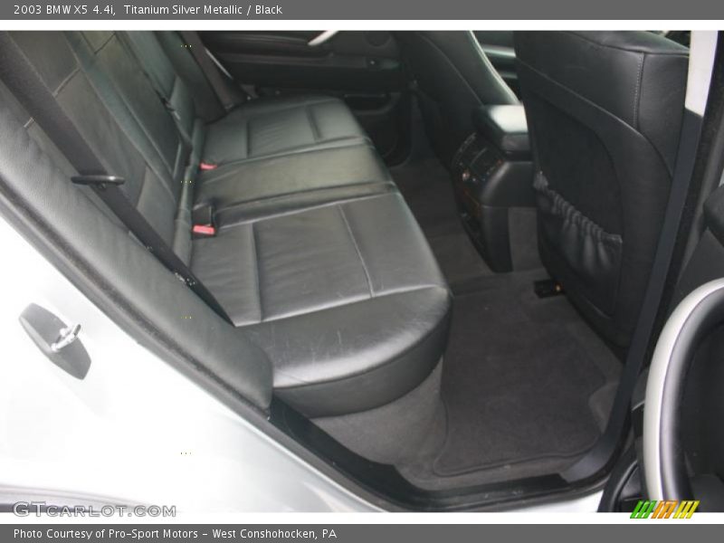 Titanium Silver Metallic / Black 2003 BMW X5 4.4i