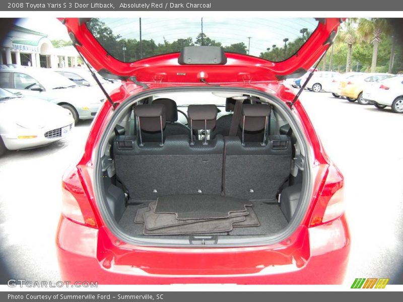 Absolutely Red / Dark Charcoal 2008 Toyota Yaris S 3 Door Liftback