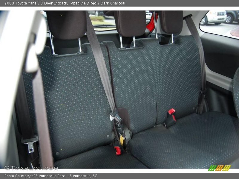 Absolutely Red / Dark Charcoal 2008 Toyota Yaris S 3 Door Liftback