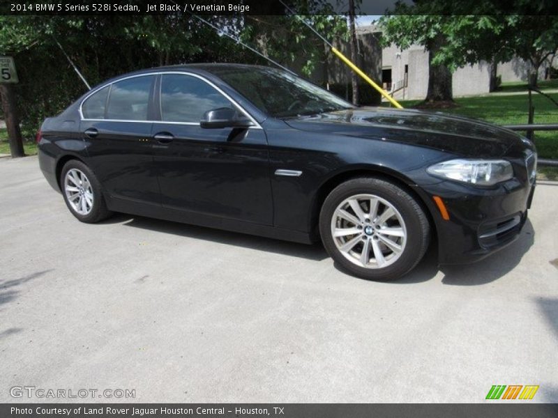 Jet Black / Venetian Beige 2014 BMW 5 Series 528i Sedan