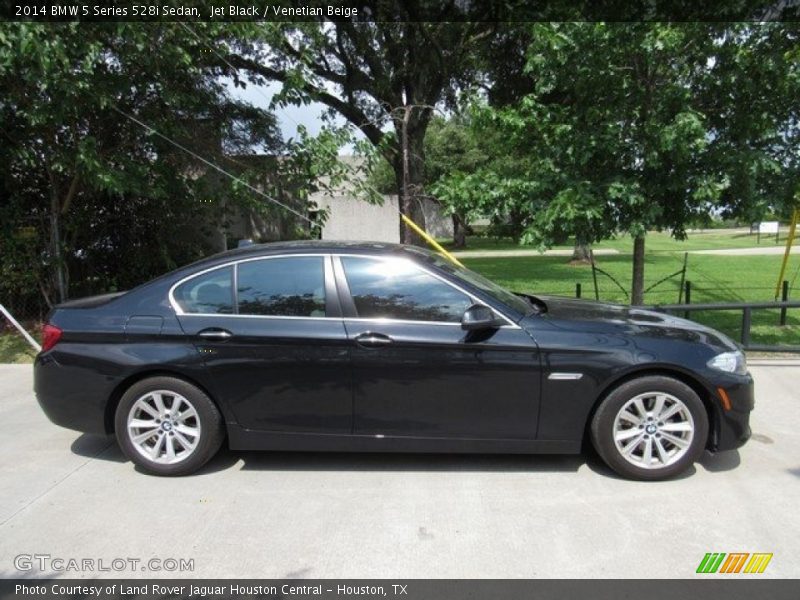 Jet Black / Venetian Beige 2014 BMW 5 Series 528i Sedan