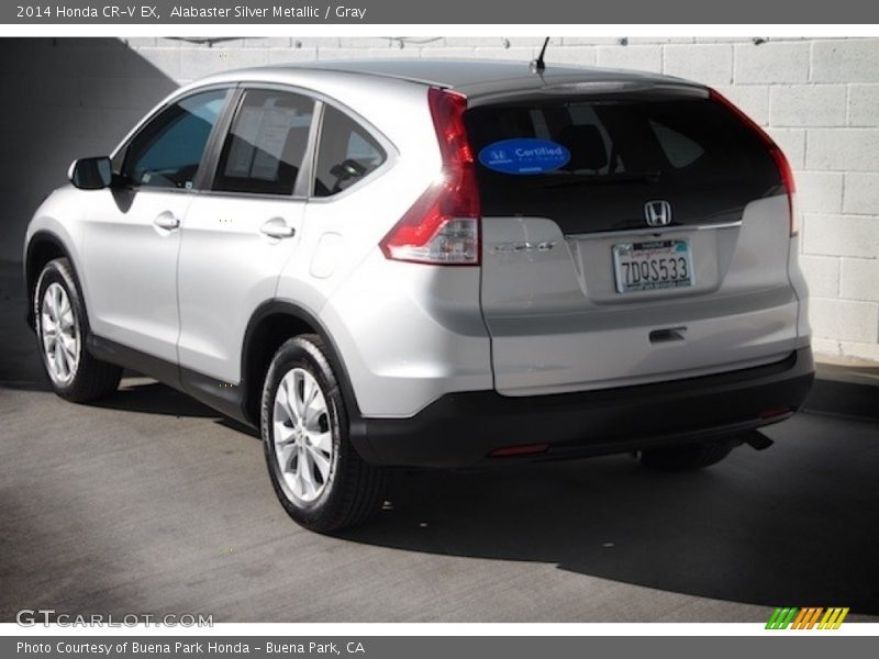 Alabaster Silver Metallic / Gray 2014 Honda CR-V EX