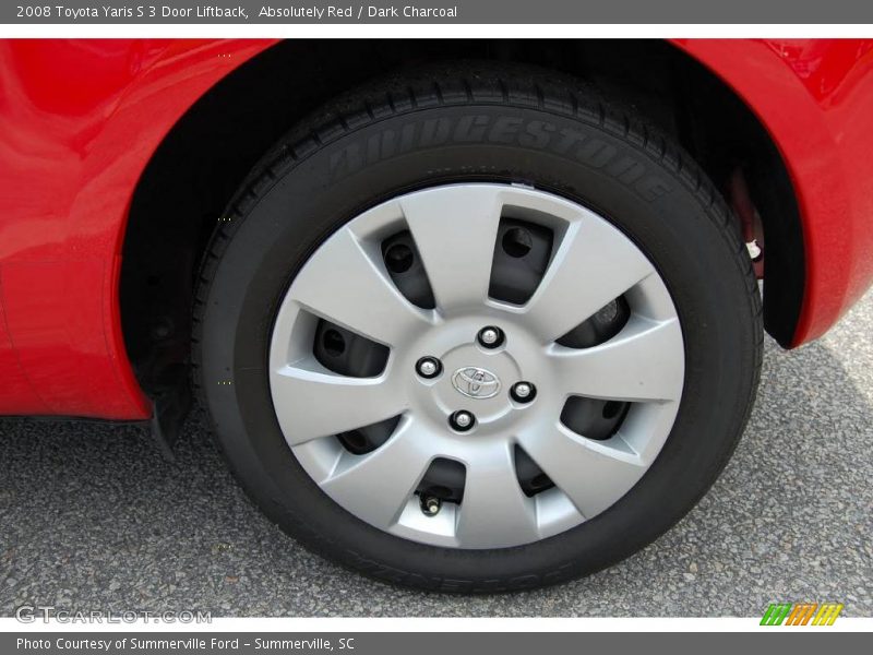 Absolutely Red / Dark Charcoal 2008 Toyota Yaris S 3 Door Liftback