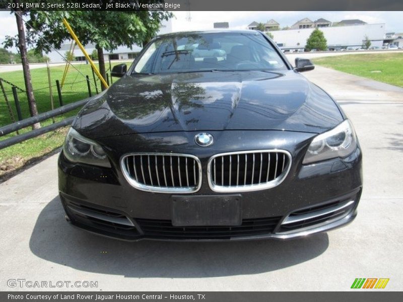 Jet Black / Venetian Beige 2014 BMW 5 Series 528i Sedan