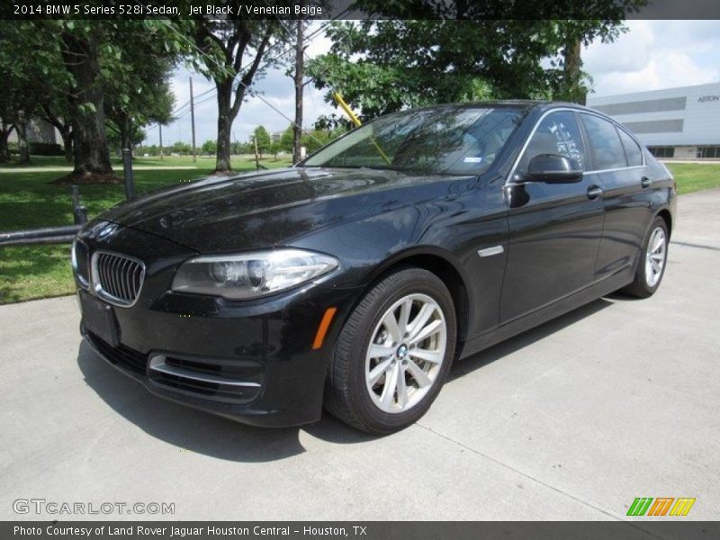 Jet Black / Venetian Beige 2014 BMW 5 Series 528i Sedan