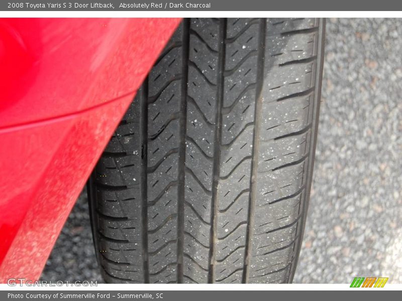Absolutely Red / Dark Charcoal 2008 Toyota Yaris S 3 Door Liftback