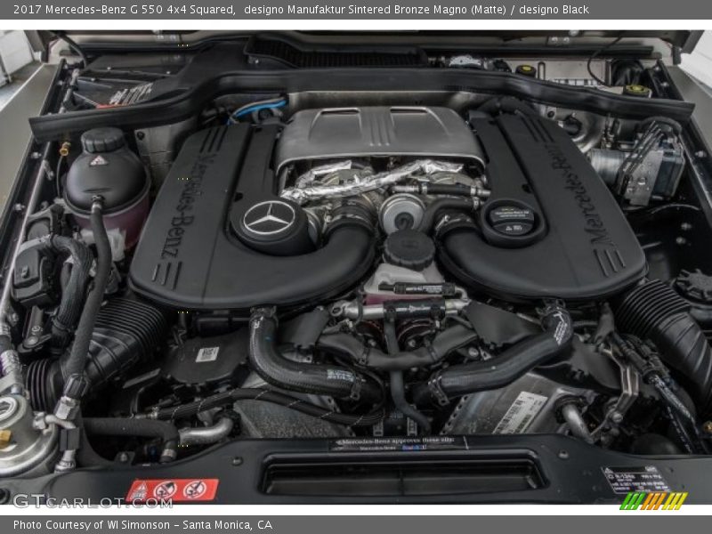  2017 G 550 4x4 Squared Engine - 4.0 Liter DI biturbo DOHC 32-Valve VVT V8