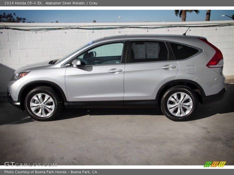 Alabaster Silver Metallic / Gray 2014 Honda CR-V EX