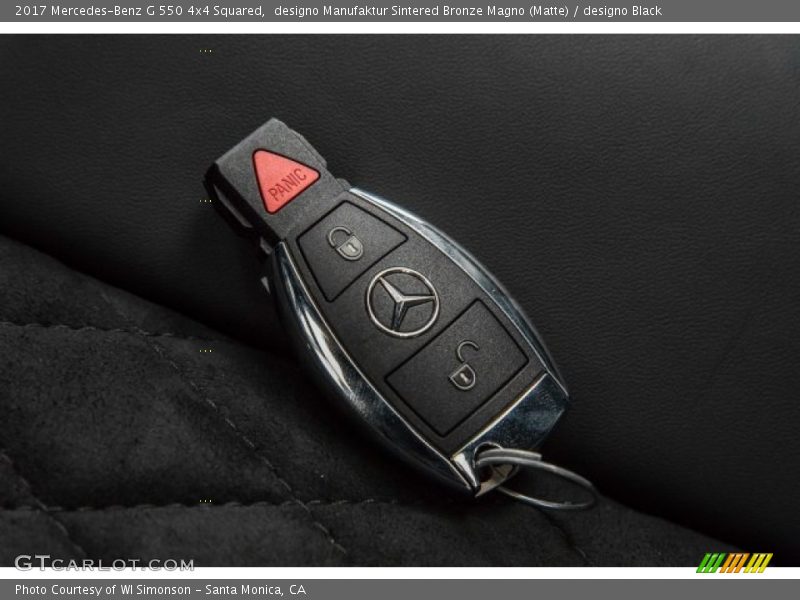 Keys of 2017 G 550 4x4 Squared
