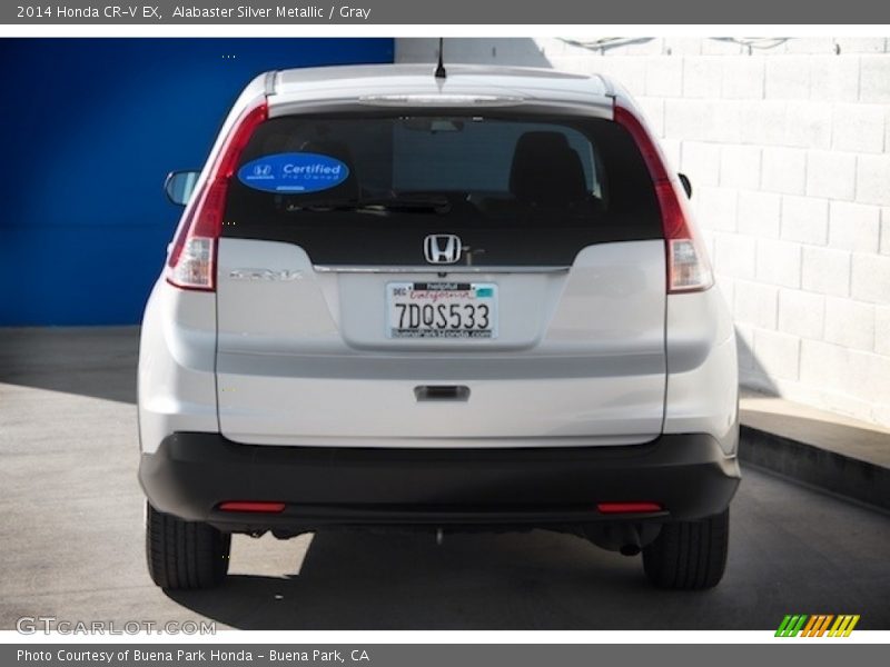 Alabaster Silver Metallic / Gray 2014 Honda CR-V EX