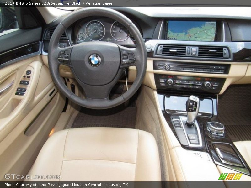 Jet Black / Venetian Beige 2014 BMW 5 Series 528i Sedan