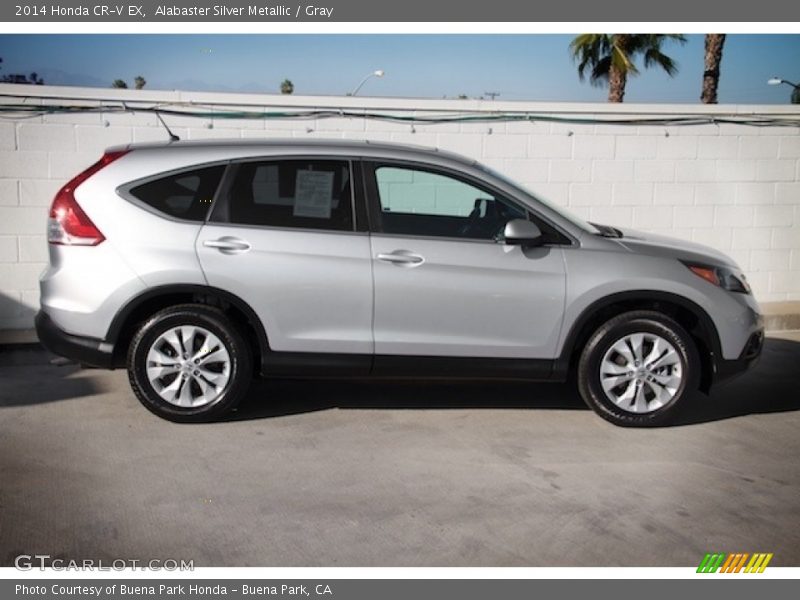 Alabaster Silver Metallic / Gray 2014 Honda CR-V EX