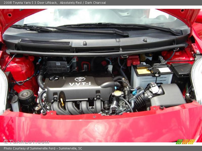 Absolutely Red / Dark Charcoal 2008 Toyota Yaris S 3 Door Liftback
