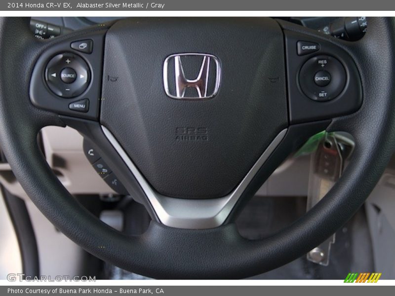Alabaster Silver Metallic / Gray 2014 Honda CR-V EX