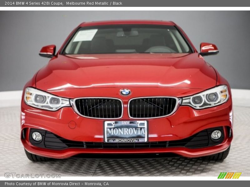 Melbourne Red Metallic / Black 2014 BMW 4 Series 428i Coupe