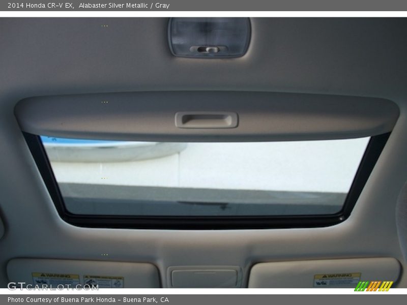 Alabaster Silver Metallic / Gray 2014 Honda CR-V EX