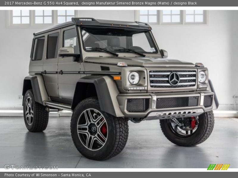 designo Manufaktur Sintered Bronze Magno (Matte) / designo Black 2017 Mercedes-Benz G 550 4x4 Squared