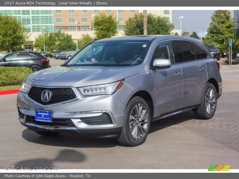 Lunar Silver Metallic / Ebony 2017 Acura MDX Technology