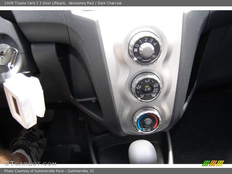 Absolutely Red / Dark Charcoal 2008 Toyota Yaris S 3 Door Liftback