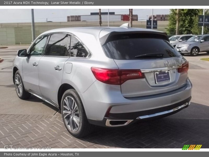 Lunar Silver Metallic / Ebony 2017 Acura MDX Technology