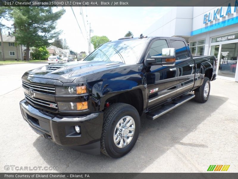 Black / Jet Black 2017 Chevrolet Silverado 3500HD LTZ Crew Cab 4x4