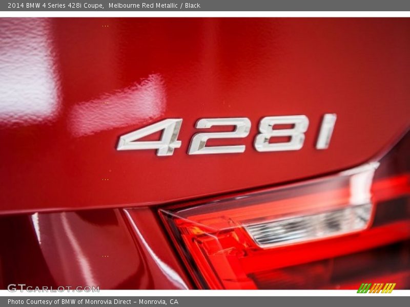 Melbourne Red Metallic / Black 2014 BMW 4 Series 428i Coupe