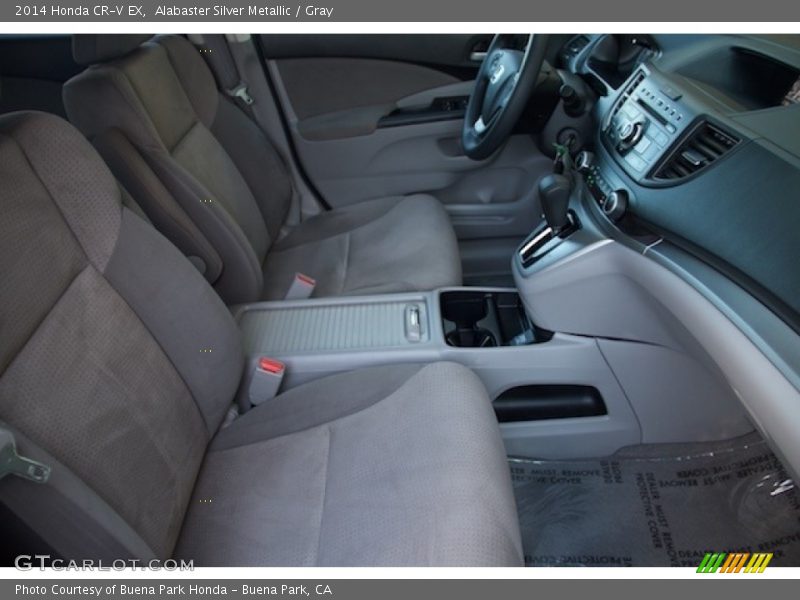 Alabaster Silver Metallic / Gray 2014 Honda CR-V EX