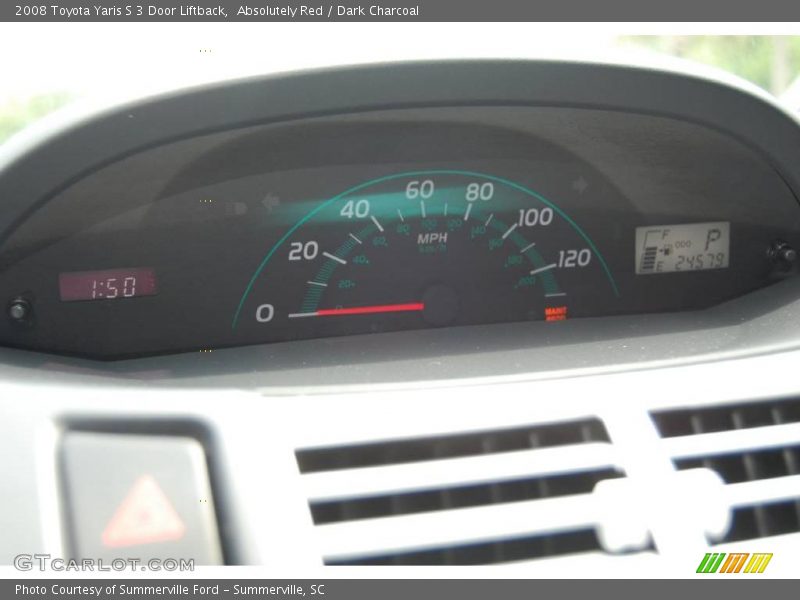 Absolutely Red / Dark Charcoal 2008 Toyota Yaris S 3 Door Liftback