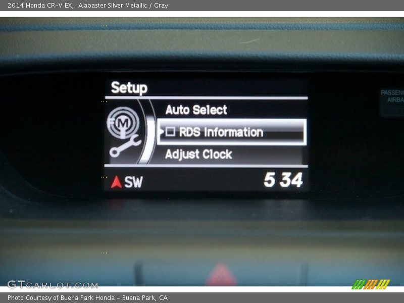 Alabaster Silver Metallic / Gray 2014 Honda CR-V EX