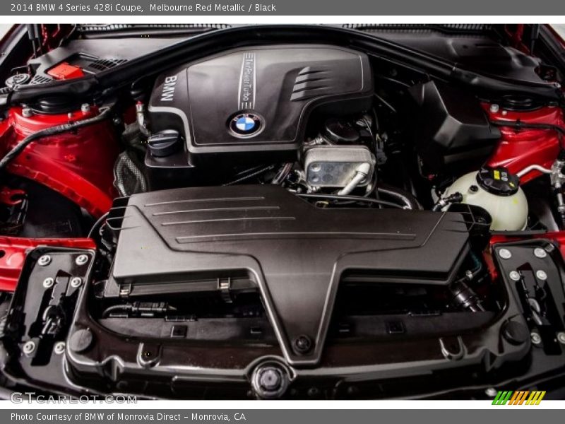 Melbourne Red Metallic / Black 2014 BMW 4 Series 428i Coupe