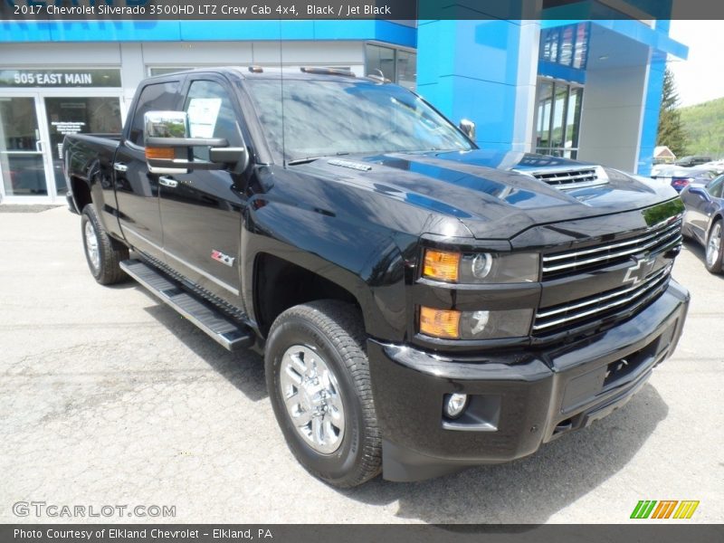Black / Jet Black 2017 Chevrolet Silverado 3500HD LTZ Crew Cab 4x4