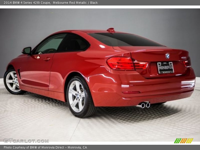 Melbourne Red Metallic / Black 2014 BMW 4 Series 428i Coupe