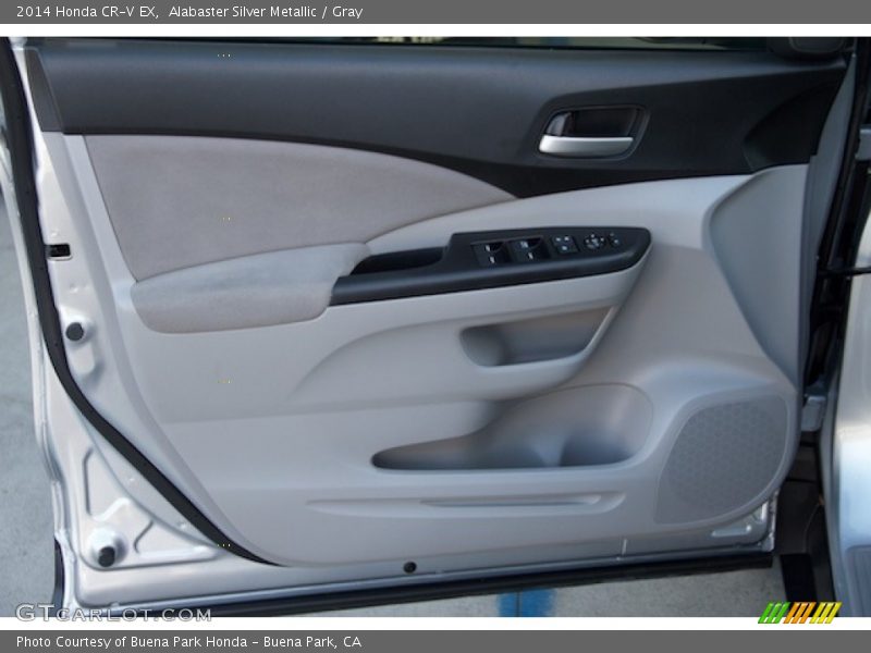 Alabaster Silver Metallic / Gray 2014 Honda CR-V EX