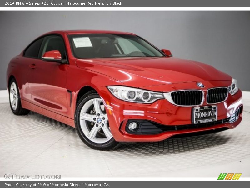 Melbourne Red Metallic / Black 2014 BMW 4 Series 428i Coupe